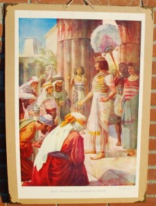 Jozef ontvangt zijn broers in Egypte.